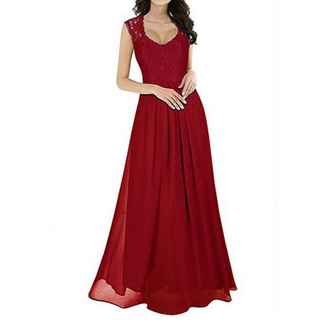 vestidos-rojos-largos-para-damas-de-honor-39_12 Duge crvene haljine za djeveruše
