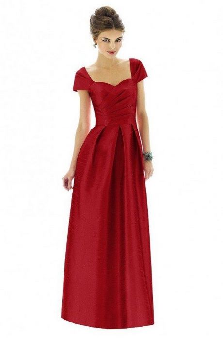 vestidos-rojos-largos-para-damas-de-honor-39_5 Duge crvene haljine za djeveruše