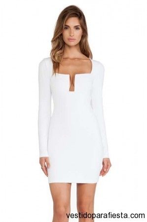 vestido-blanco-ajustado-77_18 Bijela haljina
