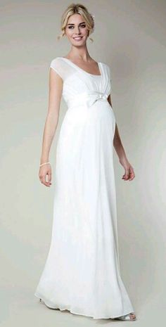 Bijela haljina za trudnice