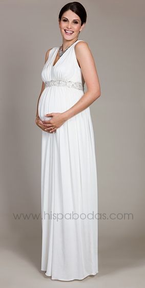 vestido-blanco-embarazada-37_2 Bijela haljina za trudnice