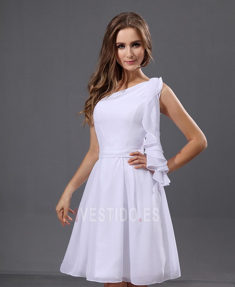 Jednostavna bijela haljina