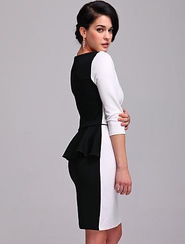 vestido-negro-con-blanco-76_19 Crna haljina s bijelom