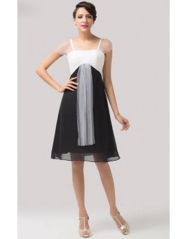 vestidos-cortos-negro-con-blanco-72_15 Kratka haljina crna i bijela