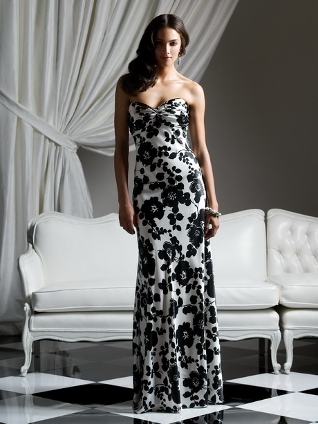 vestidos-largos-blanco-con-negro-08_12 Bijele duge haljine s crnom