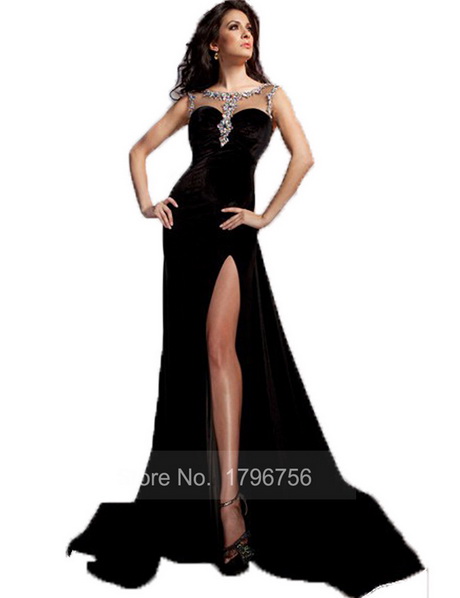 vestidos-largos-de-noche-negros-83_16 Duge crne večernje haljine