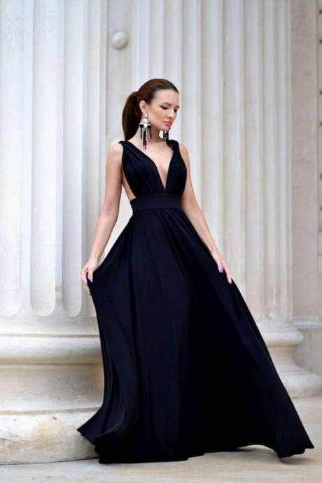 vestidos-negros-largos-de-noche-69_10 Duge crne večernje haljine