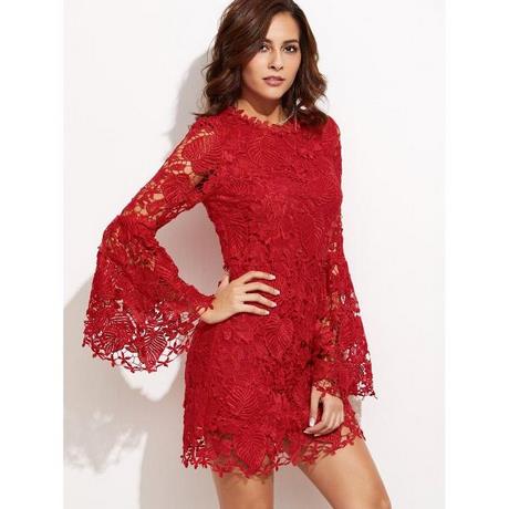 vestido-fiesta-rojo-encaje-67_4 Crvena haljina od čipke