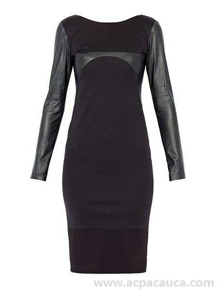 vestido-largo-negro-ajustado-03_17 Zbijeno-dolikuje crna duga haljina