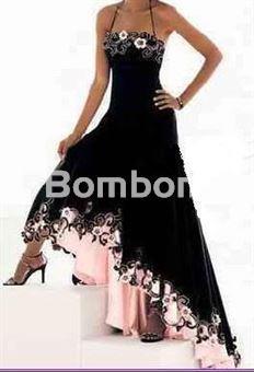 vestido-largo-rosa-y-negro-64_13 Ružičasta i crna duga haljina