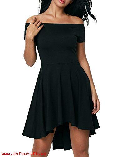 Casual kratka crna haljina