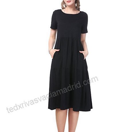 vestido-negro-corto-suelto-30_16 Besplatna kratka crna haljina
