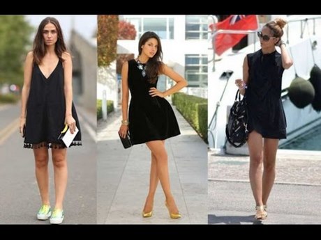 vestido-negro-corto-suelto-30_17 Besplatna kratka crna haljina