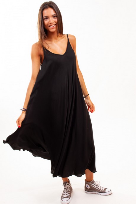 vestido-negro-largo-tirantes-90_15 Duga crna haljina s naramenicama