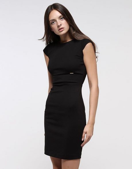 vestido-negro-liso-34_18 Jednostavna crna haljina