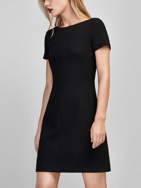 vestido-negro-liso-34_8 Jednostavna crna haljina