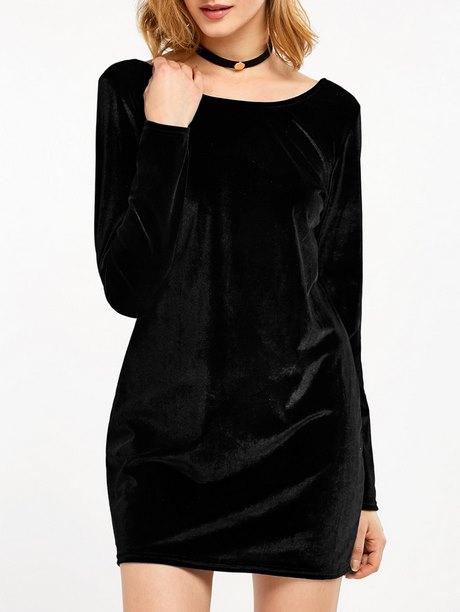 vestido-negro-manga-larga-ajustado-13_5 Crna haljina s dugim rukavima