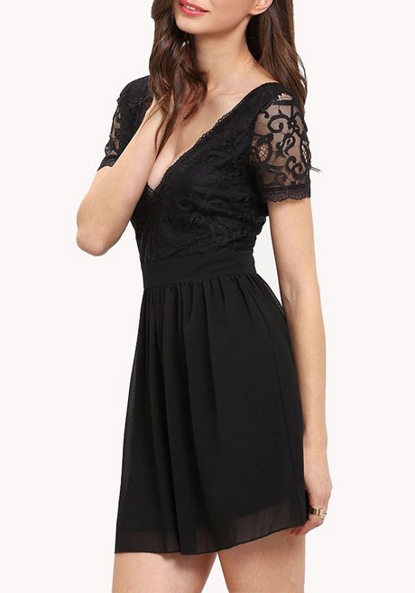 vestido-negro-plisado-62_16 Crna nabrane haljina