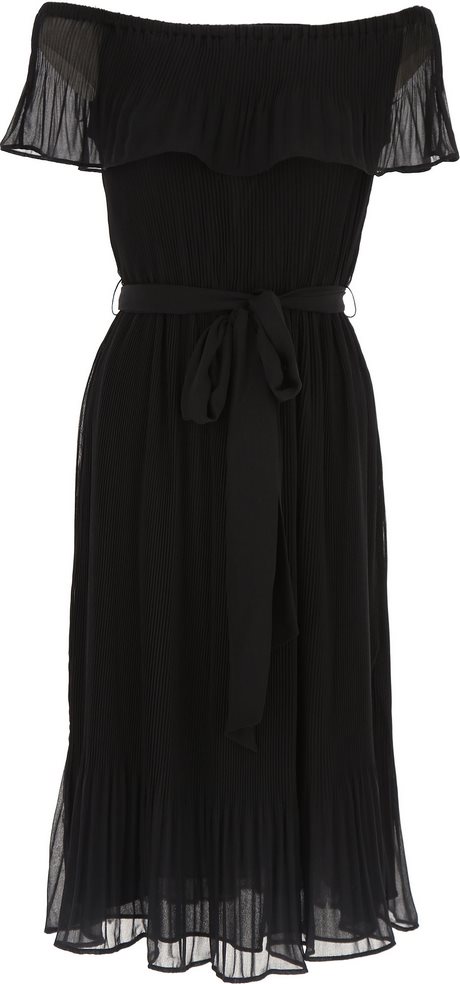 vestido-negro-plisado-62_4 Crna nabrane haljina