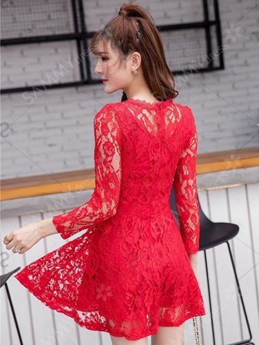 vestido-rojo-de-encaje-manga-larga-22_16 Crvena haljina od čipke s dugim rukavima