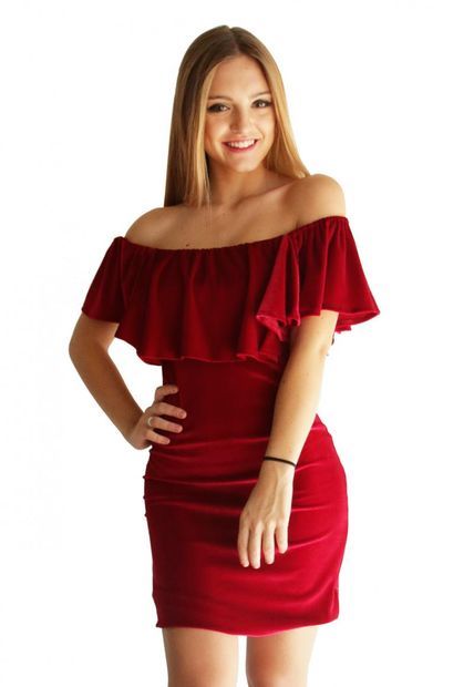 vestido-terciopelo-rojo-93_16 Crvena baršunasta haljina