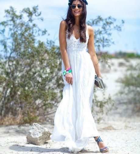 vestidos-blancos-largos-casuales-13_11 Casual duge bijele haljine