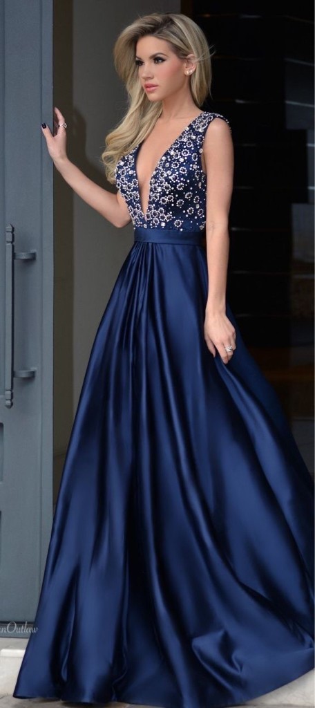 vestidos-de-dama-de-honor-azul-54_18 Plave haljine nevjeste