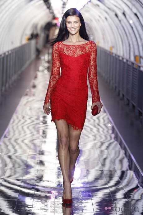 vestidos-en-encaje-rojo-45_11 Haljine od crvene čipke