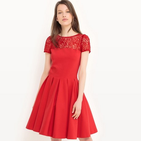 vestidos-en-encaje-rojo-45_13 Haljine od crvene čipke