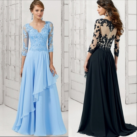 vestidos-largos-elegantes-con-encaje-22_12 Elegantne duge haljine s čipkom