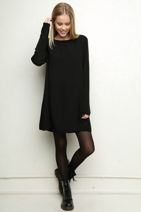 Crna haljina jesen zima
