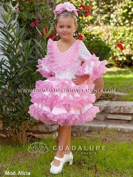 vestido-flamenca-nina-corto-23_14 Flamingo kratka haljina za djevojčice