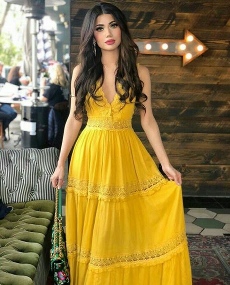 vestidos-amarillos-casuales-92_15 Casual žute haljine