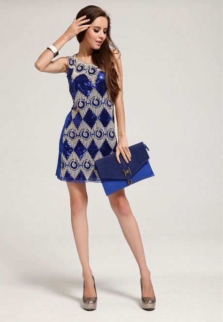 vestidos-azules-cortos-casuales-40_11 Casual kratke plave haljine