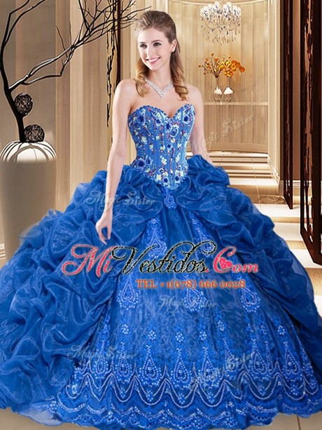 Kraljevske plave haljine quinceanera