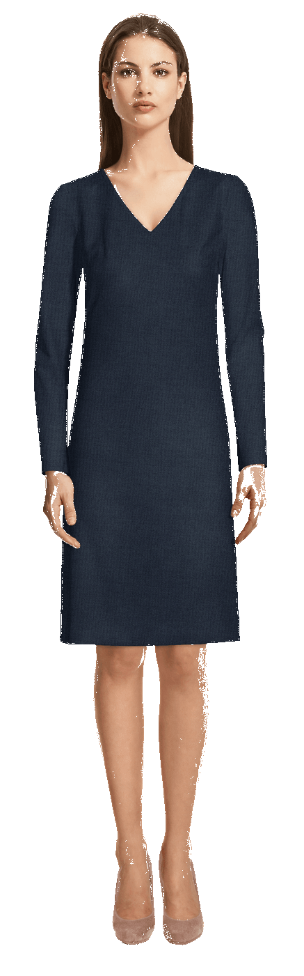 vestidos-rectos-con-manga-larga-78_3 Ravne haljine s dugim rukavima