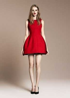 modelo-vestido-rojo-18_5 Model crvena haljina