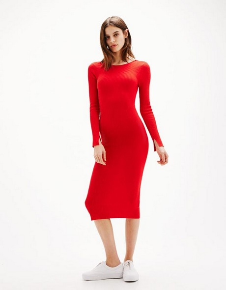vestido-basico-rojo-97_12 Crvena osnovna haljina