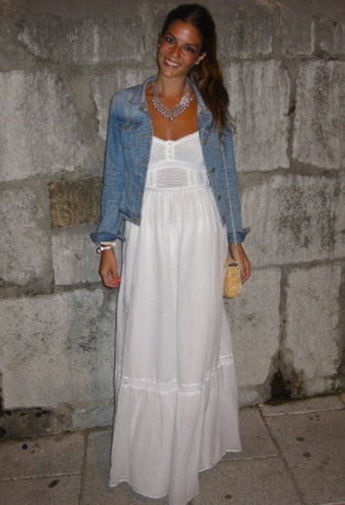 Duga bijela haljina Ibiza