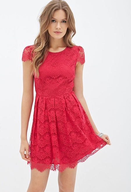 vestido-encaje-rojo-corto-37_14 Kratka crvena haljina od čipke