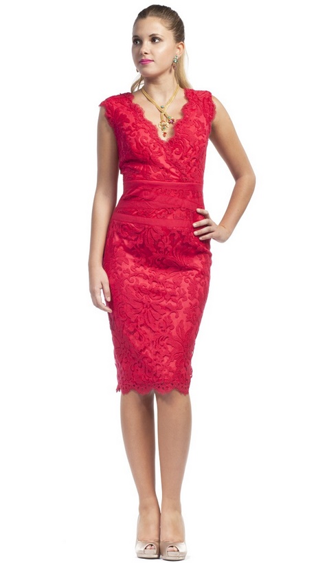 vestido-encaje-rojo-corto-37_6 Kratka crvena haljina od čipke