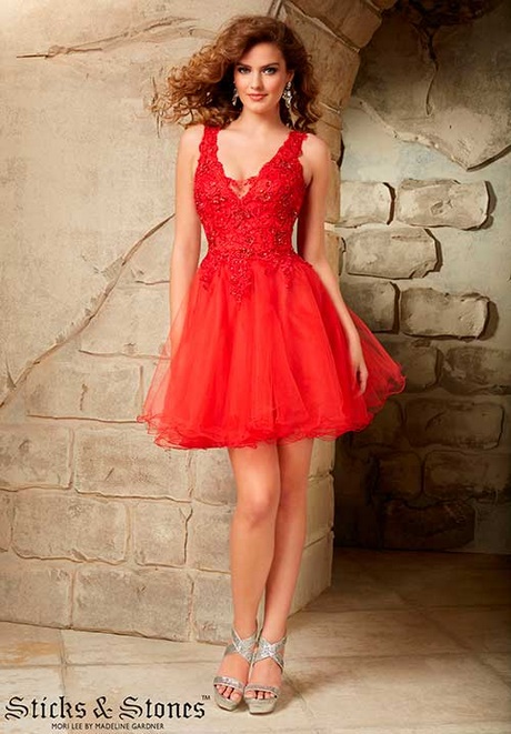 vestido-fiesta-corto-rojo-03_11 Crvena kratka prom haljina