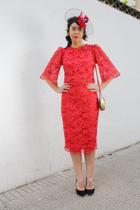 vestido-guipur-rojo-21_10 Crvena guipure haljina