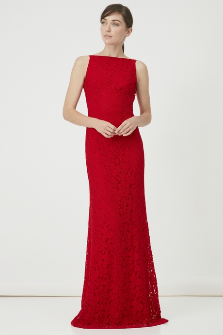 vestido-guipur-rojo-21_14 Crvena guipure haljina