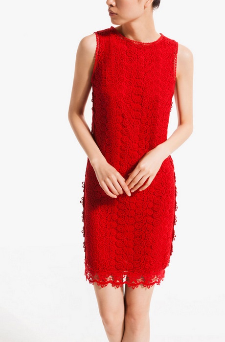vestido-guipur-rojo-21_20 Crvena guipure haljina