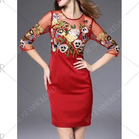 vestido-lapiz-rojo-10_19 Crvena haljina lapiz