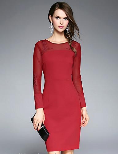 vestido-manga-larga-rojo-90_14 Crvena haljina s dugim rukavima