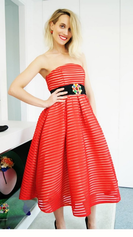 vestido-midi-rojo-02_11 Crvena Midi haljina