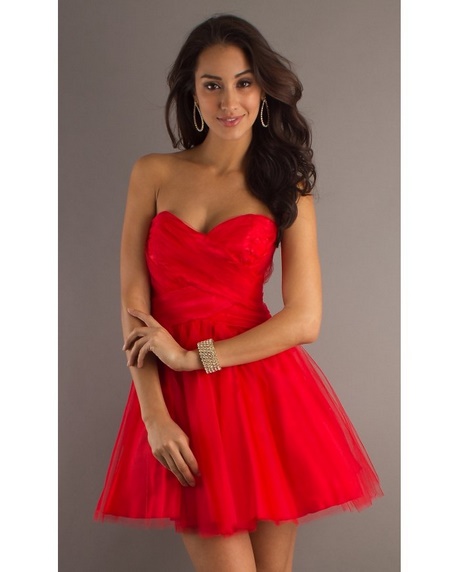 vestido-rojo-ajustado-corto-30_16 Kratka crvena haljina
