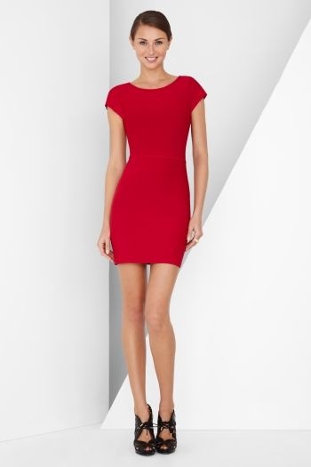 vestido-rojo-ajustado-corto-30_17 Kratka crvena haljina